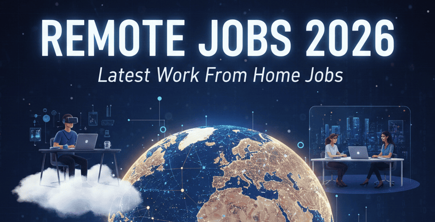 create thumbnail image for the blog "Remote Jobs 2026 – Latest Work From Home Jobs Online Apply Now."