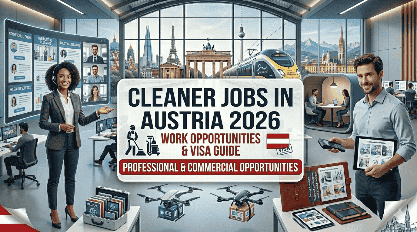 Cleaner Jobs in Austria 2026 – Work Opportunities & Visa Guide