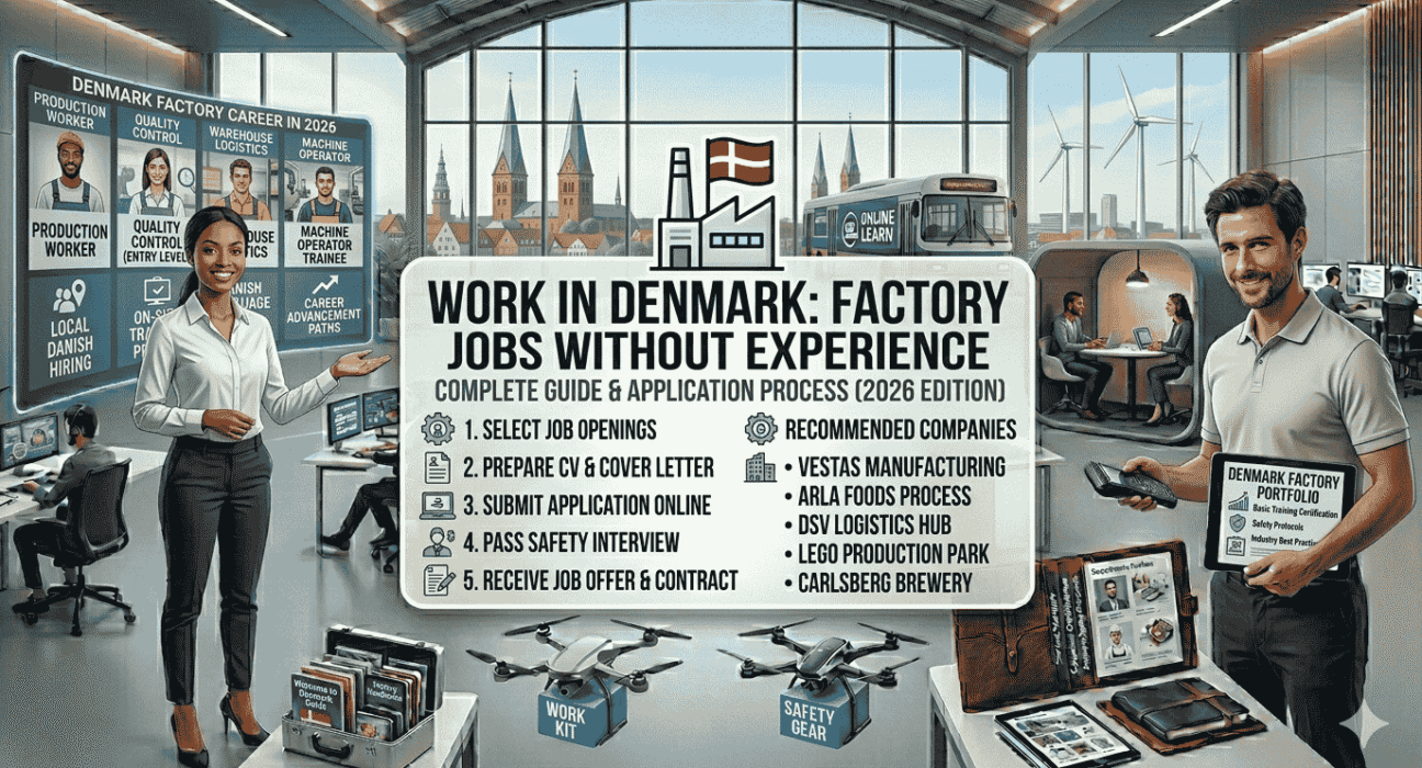 Work in Denmark: Factory Jobs Without Experience & How to Apply (2026 Guide)