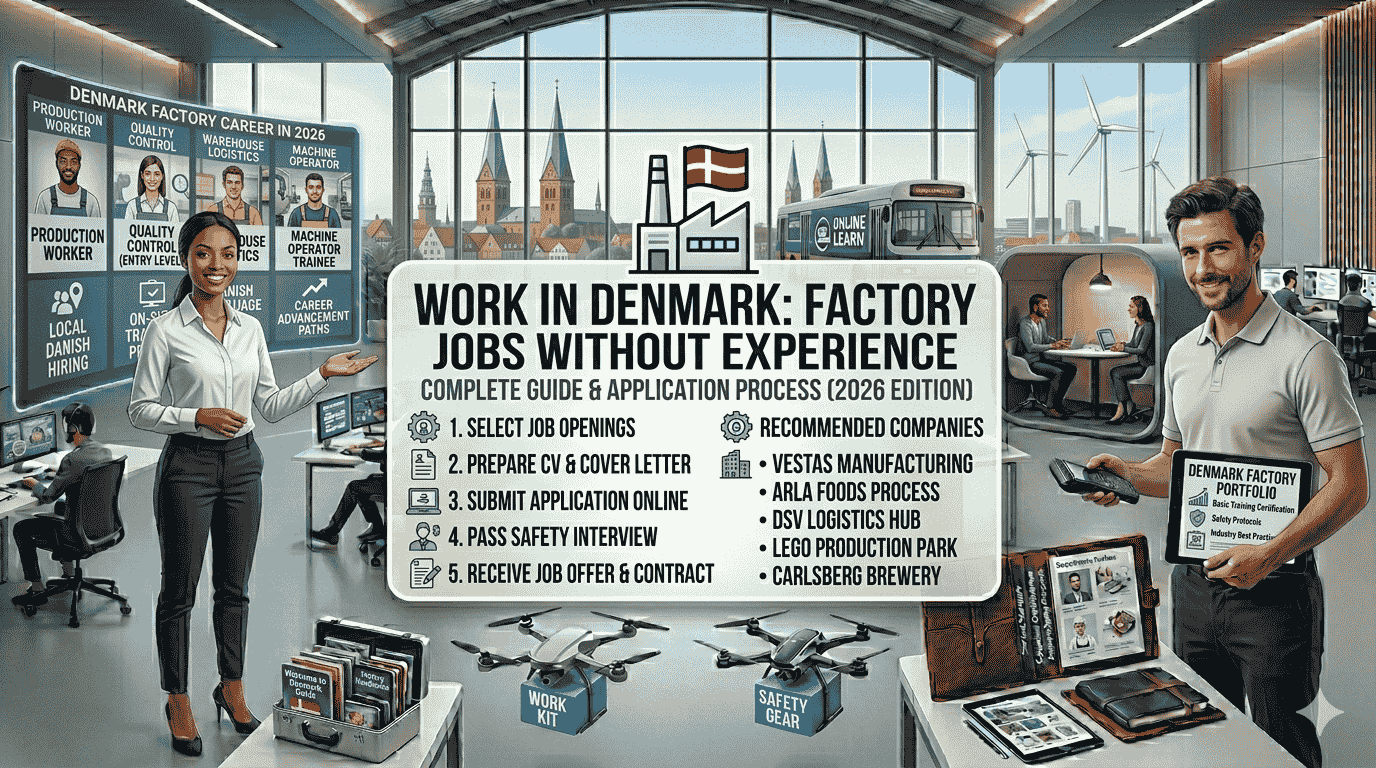 Work in Denmark: Factory Jobs Without Experience & How to Apply (2026 Guide)